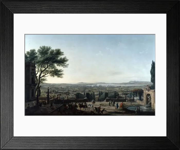 Framed Print : The City and Roads of Toulon, France, 1756. Artist: Claude-Joseph Vernet Framed Print : The City and Roads of Toulon, France, 1756. Artist: Claude-Joseph Vernet
