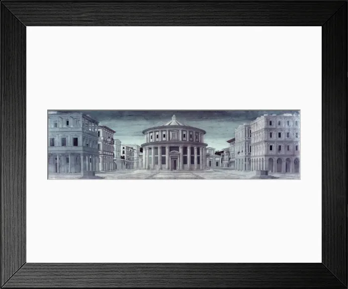 Framed Print : View of an Ideal City, 15th century. Artist: Luciano Laurana Framed Print : View of an Ideal City, 15th century. Artist: Luciano Laurana