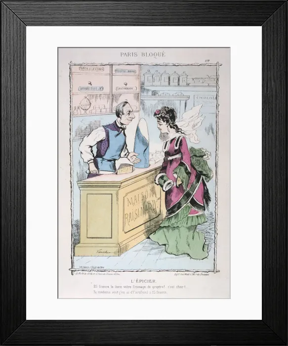 Framed Print : L Epicier, 1870-1871 Framed Print : L Epicier, 1870-1871