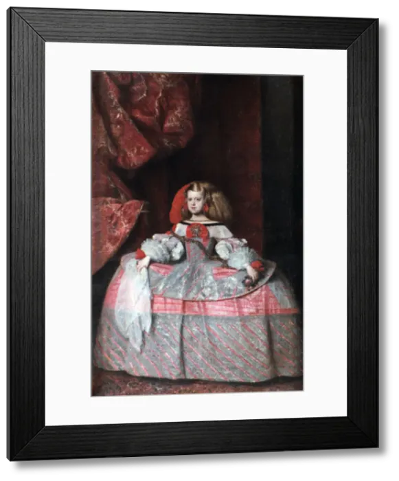 Framed Print : The Infanta Don Margarita de Austria, c1660. Artist: Diego Velazquez Framed Print : The Infanta Don Margarita de Austria, c1660. Artist: Diego Velazquez