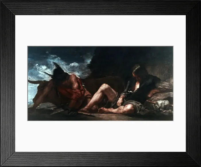 Framed Print : Mercury and Argus, c1659. Artist: Diego Velazquez Framed Print : Mercury and Argus, c1659. Artist: Diego Velazquez