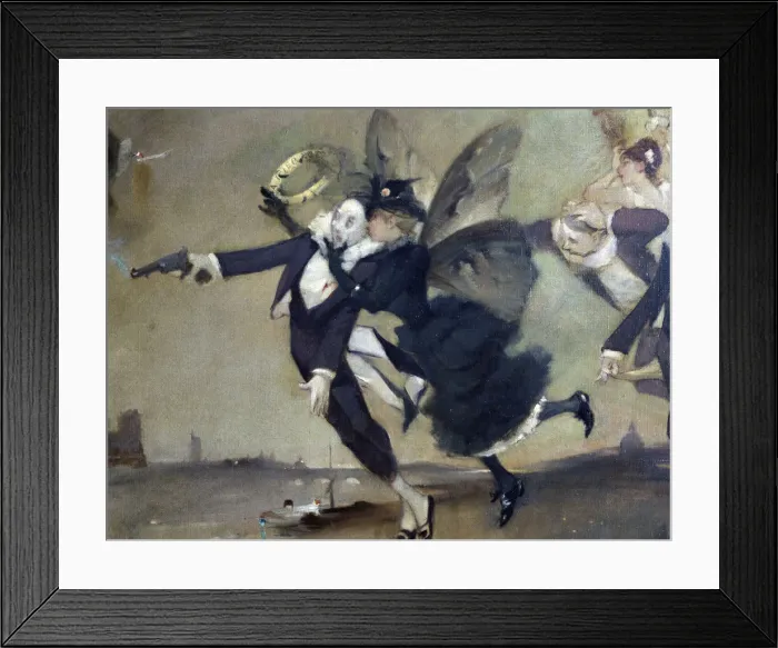 Framed Print : Parce Domine, detail, c1884. Artist: Leon Adolphe Willette