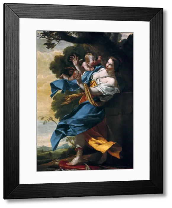 Framed Print : The Love which is Avenged, 17th century. Artist: Simon Vouet Framed Print : The Love which is Avenged, 17th century. Artist: Simon Vouet
