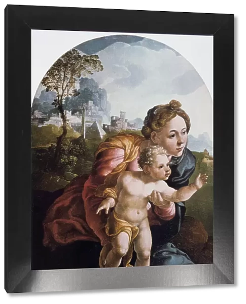 The Virgin and Child, 16th century. Artist: Jan van Scorel