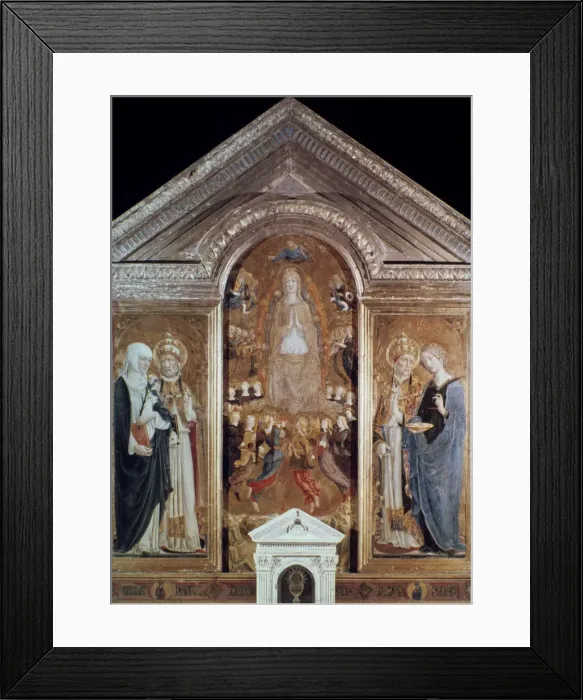 Framed Print : Assumption, 15th century. Artist: Vecchietta Framed Print : Assumption, 15th century. Artist: Vecchietta