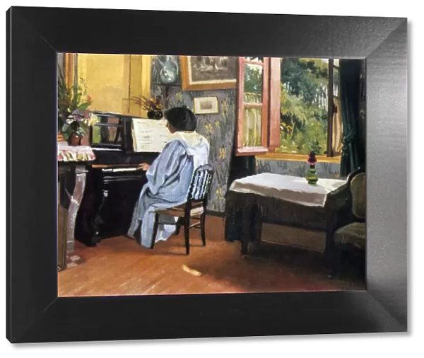 Lady at the Piano, 1904. Artist: Felix Vallotton