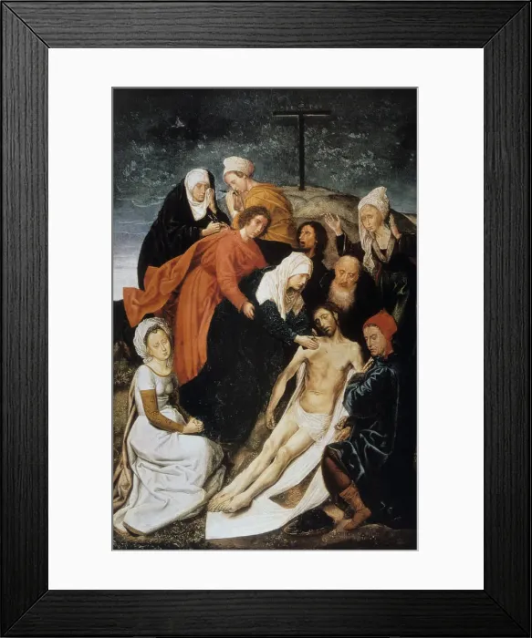 Framed Print : The Lamentation, c1479. Artist: Hugo van der Goes Framed Print : The Lamentation, c1479. Artist: Hugo van der Goes