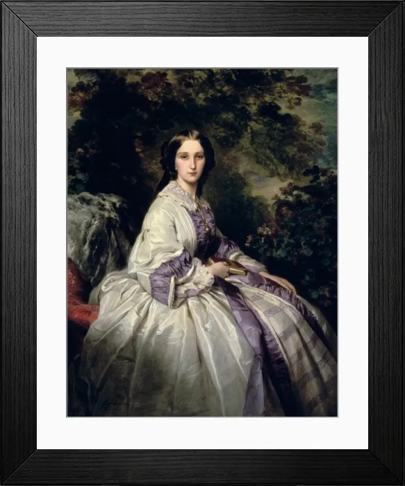 Framed Print : Portrait of Countess Alexander Nikolaevitch Lamsdorff, 1859. Artist: Franz Xaver Winterhalter Framed Print : Portrait of Countess Alexander Nikolaevitch Lamsdorff, 1859. Artist: Franz Xaver Winterhalter