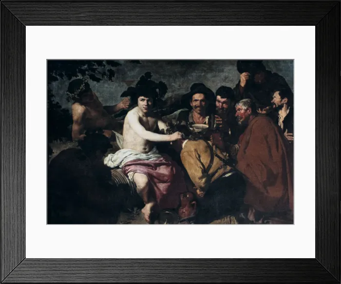 Framed Print : The Triumph of Bacchus or The Drunkards, 17th Century. Artist: Diego Velazquez Framed Print : The Triumph of Bacchus or The Drunkards, 17th Century. Artist: Diego Velazquez