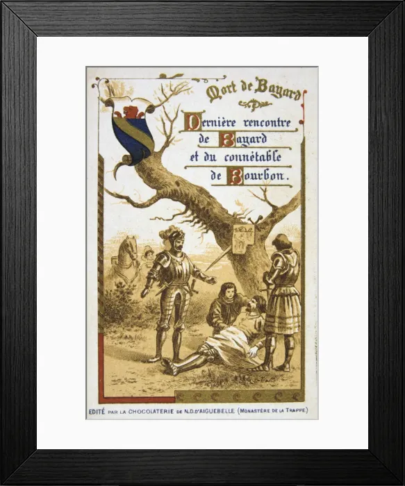 Framed Print : Scene from the life of Bertrand du Guesclin, (19th century) Framed Print : Scene from the life of Bertrand du Guesclin, (19th century)