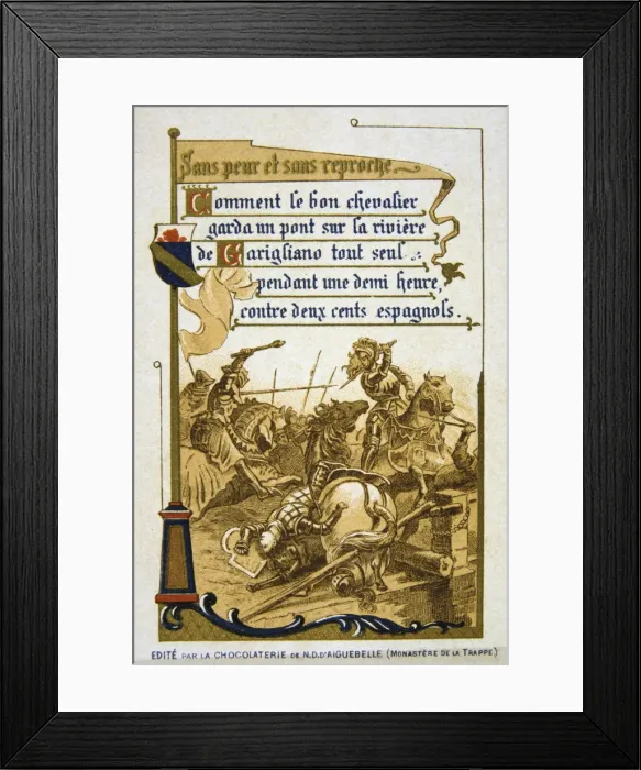 Framed Print : Scene from the life of Bertrand du Guesclin, (19th century) Framed Print : Scene from the life of Bertrand du Guesclin, (19th century)