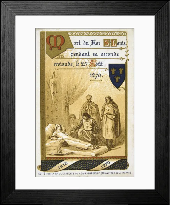 Framed Print : Scene from the life of Bertrand du Guesclin, (19th century) Framed Print : Scene from the life of Bertrand du Guesclin, (19th century)