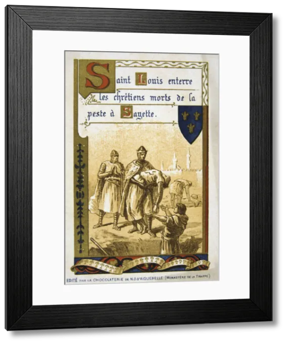 Framed Print : Scene from the life of Bertrand du Guesclin, (19th century) Framed Print : Scene from the life of Bertrand du Guesclin, (19th century)