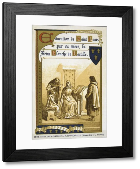 Framed Print : Scene from the life of Bertrand du Guesclin, (19th century) Framed Print : Scene from the life of Bertrand du Guesclin, (19th century)