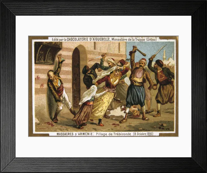 Framed Print : Pillage of Trebizond, 8 October 1895 Framed Print : Pillage of Trebizond, 8 October 1895