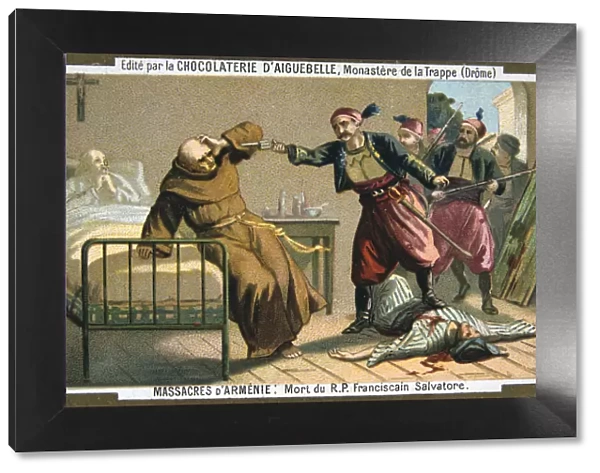 Death of the Reverend Father Salvatore, a Franciscan monk, 1895