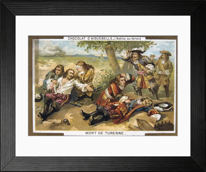 Framed Print : Death of Marshall Turenne, 1675, (19th century) Framed Print : Death of Marshall Turenne, 1675, (19th century)