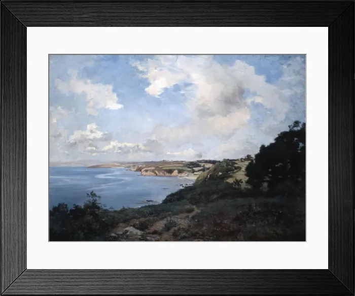 Framed Print : The Evening, 1872. Artist: Emmanuel Lansyer Framed Print : The Evening, 1872. Artist: Emmanuel Lansyer