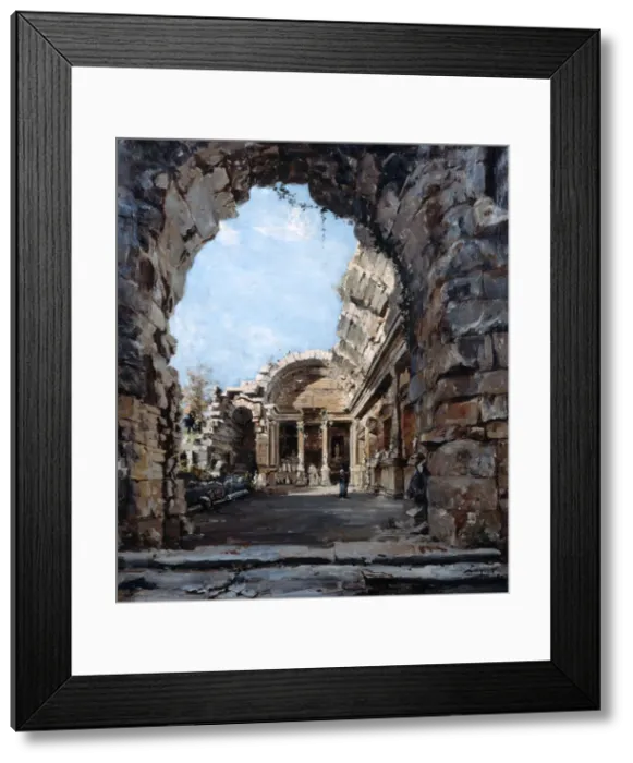 Framed Print : The Temple of Diana, 1890. Artist: Emmanuel Lansyer Framed Print : The Temple of Diana, 1890. Artist: Emmanuel Lansyer