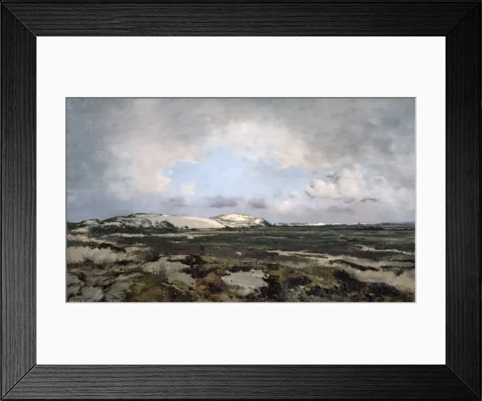 Framed Print : In the Dunes, 1881. Artist: Emmanuel Lansyer Framed Print : In the Dunes, 1881. Artist: Emmanuel Lansyer