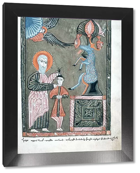 Abraham preparing to sacrifice Isaac, 1587
