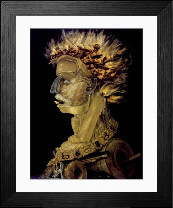 Framed Print : Fire, 1566. Artist: Giuseppe Arcimboldi Framed Print : Fire, 1566. Artist: Giuseppe Arcimboldi