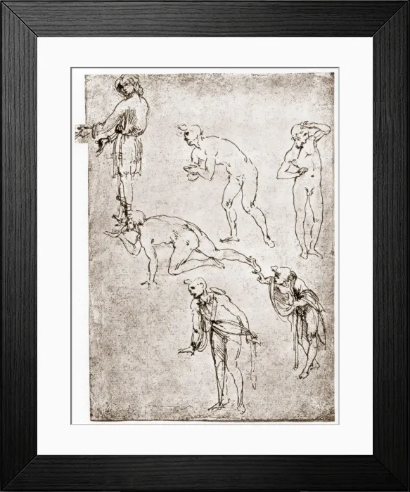 Framed Print : Adoration of the Shepherds, c1478-1480. Artist: Leonardo da Vinci Framed Print : Adoration of the Shepherds, c1478-1480. Artist: Leonardo da Vinci