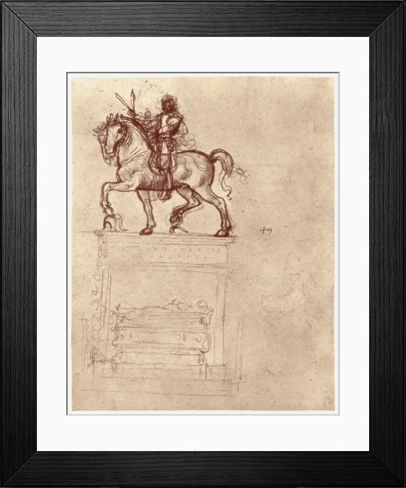 Framed Print : Trivulzio Monument, c1511. Artist: Leonardo da Vinci Framed Print : Trivulzio Monument, c1511. Artist: Leonardo da Vinci