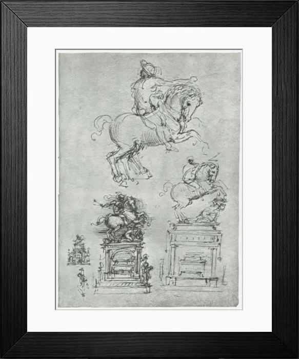 Framed Print : Trivulzio Monument, c1511. Artist: Leonardo da Vinci Framed Print : Trivulzio Monument, c1511. Artist: Leonardo da Vinci