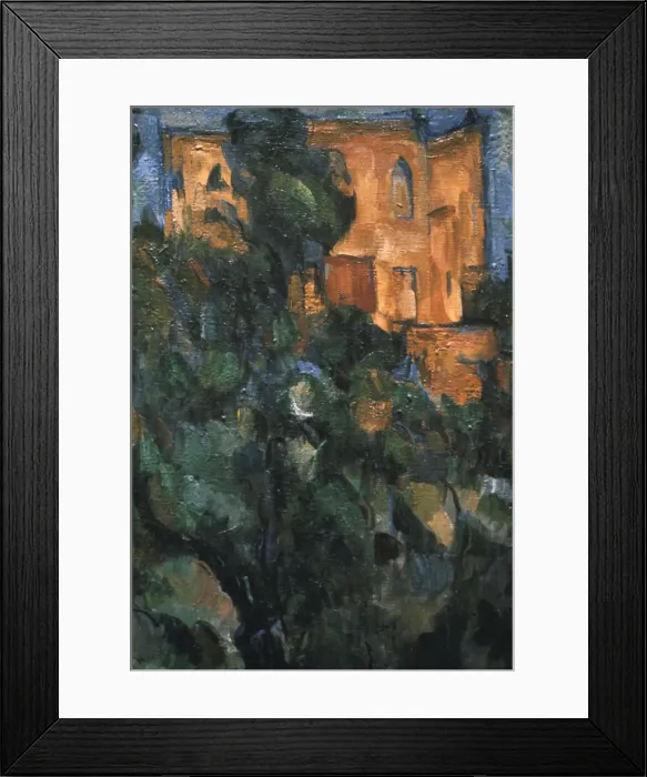 Framed Print : Le Chateau Noir, (detail), 1904-1906. Artist: Paul Cezanne Framed Print : Le Chateau Noir, (detail), 1904-1906. Artist: Paul Cezanne