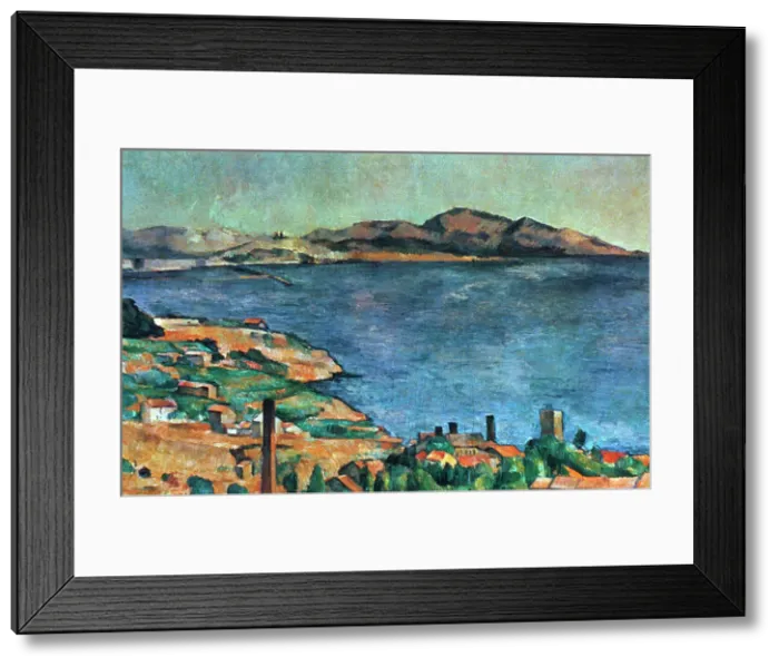 Framed Print : A Marseille, 1883-1885. Artist: Paul Cezanne Framed Print : A Marseille, 1883-1885. Artist: Paul Cezanne