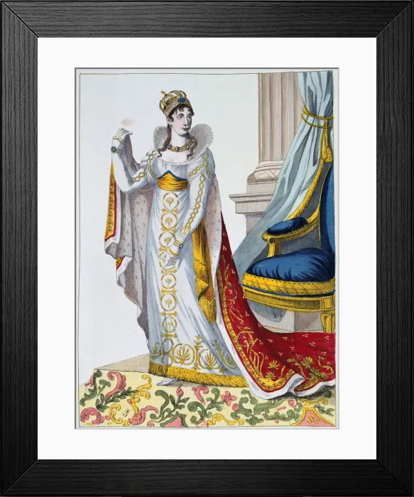 Framed Print : Empress Josephine, 2nd December 1804, 19th century Framed Print : Empress Josephine, 2nd December 1804, 19th century