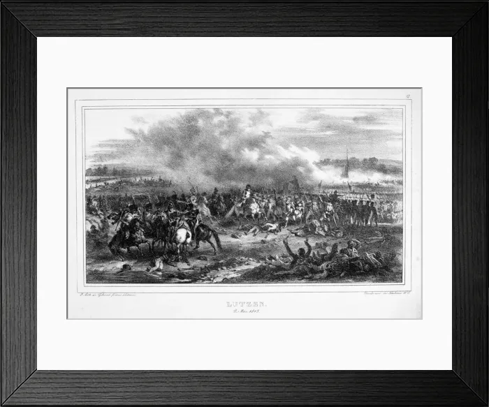 Framed Print : Battle of Lutzen, 2 May 1813 Framed Print : Battle of Lutzen, 2 May 1813