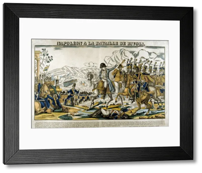 Framed Print : Napoleon at the Battle of Rivoli, 14 January, 1797 Framed Print : Napoleon at the Battle of Rivoli, 14 January, 1797