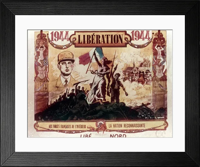 Framed Print : World War 2: Liberation of France, 1944 Framed Print : World War 2: Liberation of France, 1944