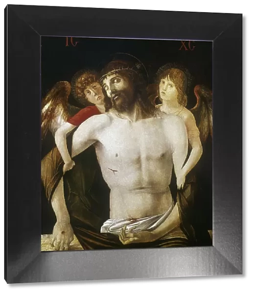 The Dead Christ Supported by Angels, 1465-1470. Artist: Giovanni Bellini