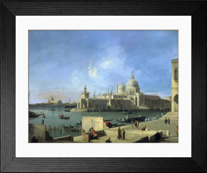 Framed Print : View of the Salute from the Entrance of the Grand Canal, Venice, c1727-1728. Artist: Canaletto Framed Print : View of the Salute from the Entrance of the Grand Canal, Venice, c1727-1728. Artist: Canaletto