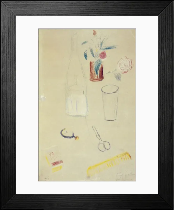 Framed Print : Still Life, c1900. Artist: Guillaume Apollinaire Framed Print : Still Life, c1900. Artist: Guillaume Apollinaire