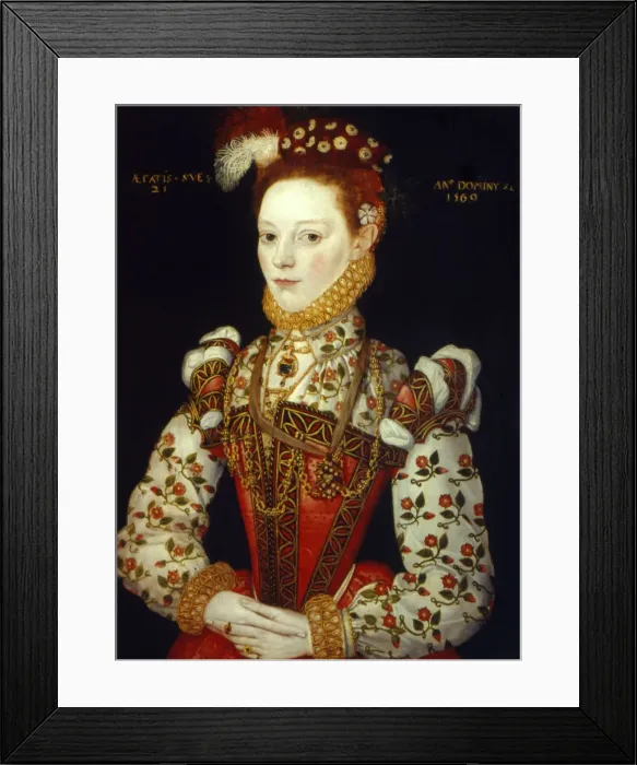 Framed Print : A Young Woman, 1569 Framed Print : A Young Woman, 1569