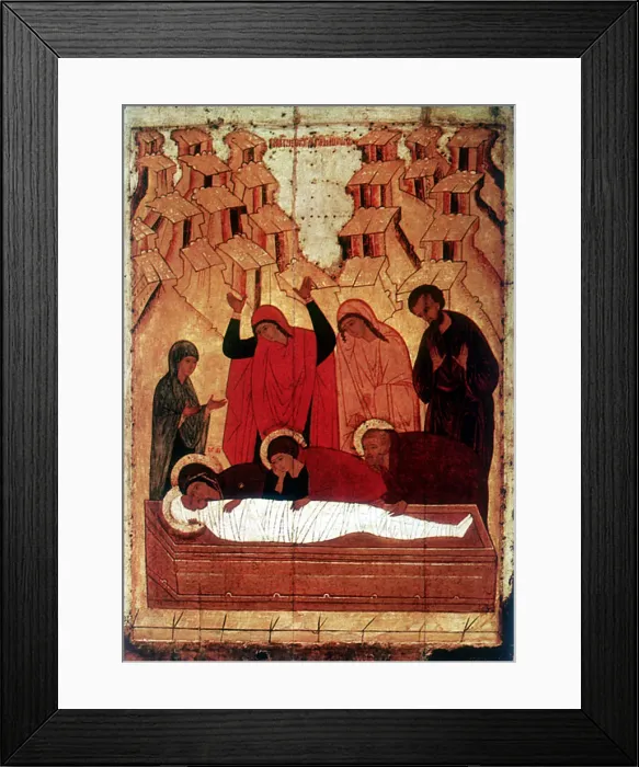 Framed Print : The Entombment, late 15th century Framed Print : The Entombment, late 15th century