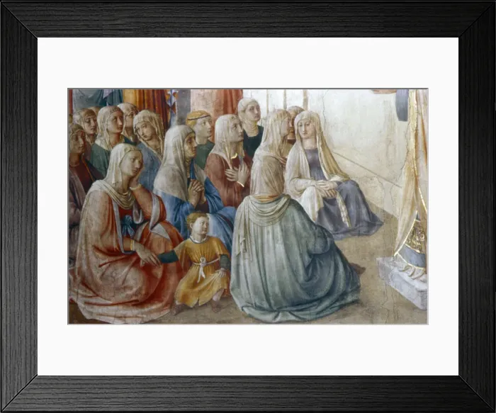 Framed Print : St Stephen Preaching (detail), mid 15th century. Artist: Fra Angelico Framed Print : St Stephen Preaching (detail), mid 15th century. Artist: Fra Angelico