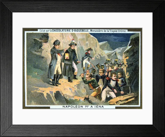 Framed Print : Napoleon at the Battle of Jena, 14 October 1806, (19th century) Framed Print : Napoleon at the Battle of Jena, 14 October 1806, (19th century)