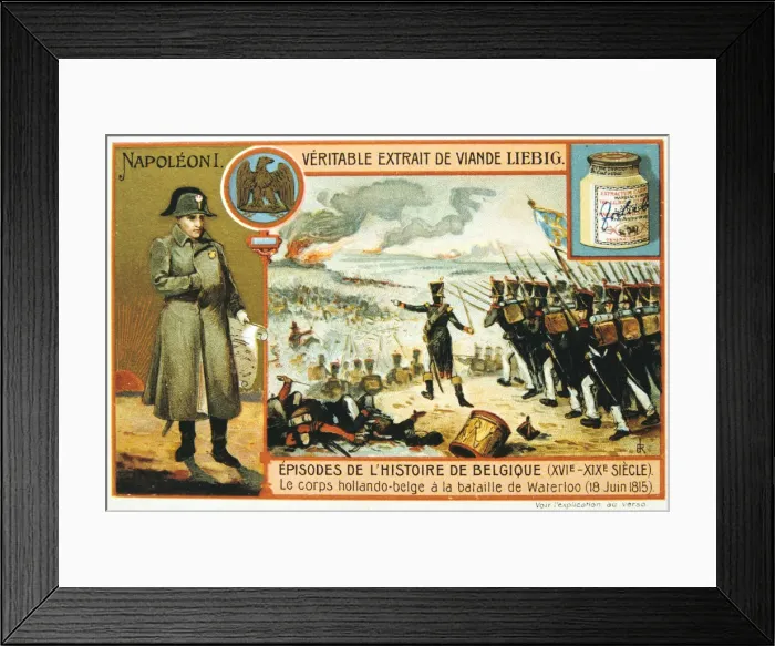 Framed Print : Dutch-Belgian troops at the Battle of Waterloo, 1815, (late 19th century) Framed Print : Dutch-Belgian troops at the Battle of Waterloo, 1815, (late 19th century)