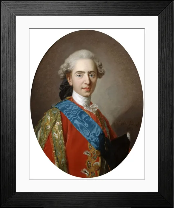 Framed Print : The Duc de Berry, later King Louis XVI, aged 15, c1769. Artist: Louis Michel van Loo