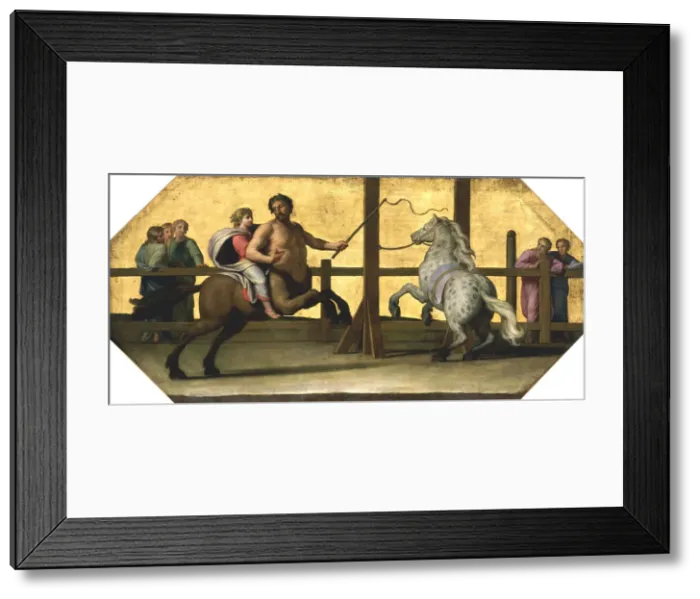 Framed Print : The Education of Achilles: The Riding Lesson, 17th century. Artist: Jean-Baptiste de Champaigne Framed Print : The Education of Achilles: The Riding Lesson, 17th century. Artist: Jean-Baptiste de Champaigne