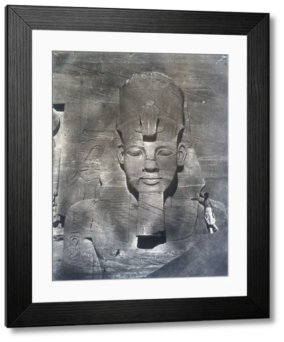 Framed Print : The colossal statue of Rameses II, 1852. Artist: Maxime du Camp Framed Print : The colossal statue of Rameses II, 1852. Artist: Maxime du Camp