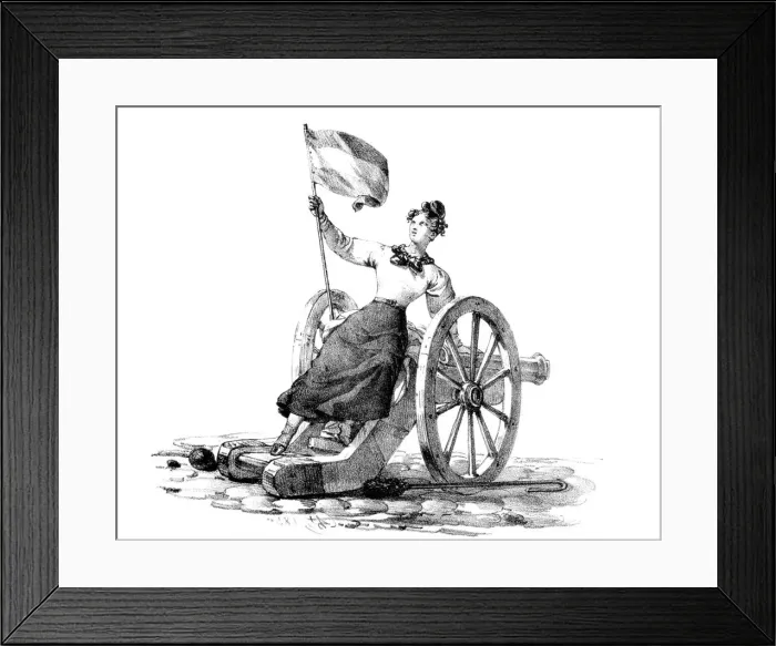 Framed Print : Liberty, Revolution of July 27-29th, 1830, Paris Framed Print : Liberty, Revolution of July 27-29th, 1830, Paris
