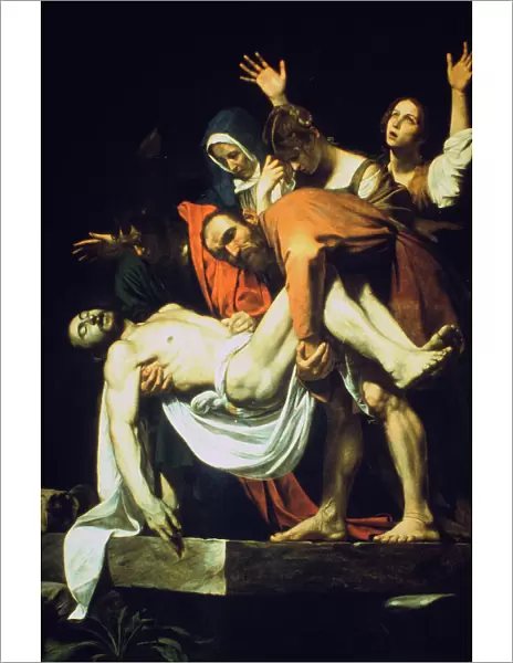 The Laying in the Tomb ( The Deposition  /  The Entombment ), 1602-16044. Artist: Michelangelo Caravaggio