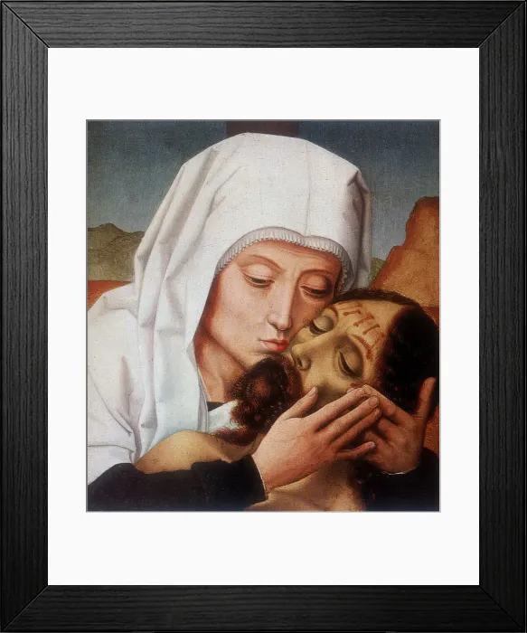 Framed Print : Lamentation over Christ, early 16th century. Artist: Gerard David Framed Print : Lamentation over Christ, early 16th century. Artist: Gerard David