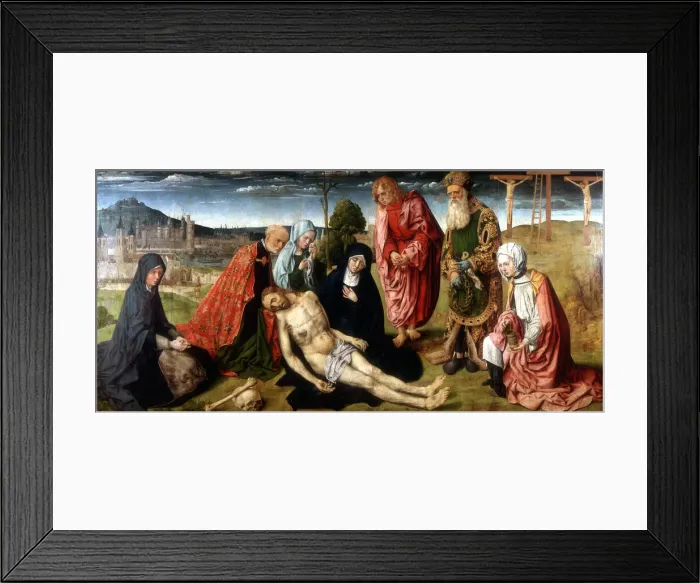 Framed Print : Pieta of Saint-Germain-des-Pres, c1500 Framed Print : Pieta of Saint-Germain-des-Pres, c1500